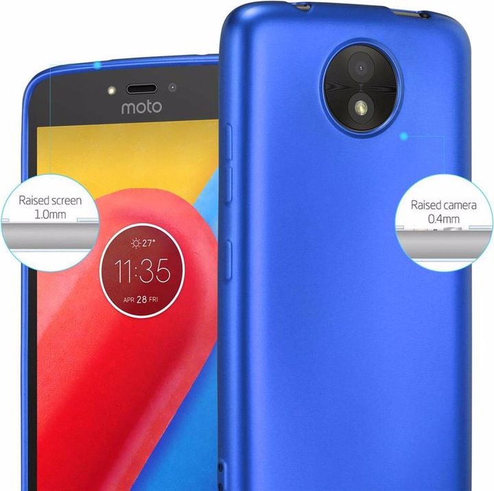 Produktbild Cadorabo TPU Matt Metallic Cover (Motorola Moto C)