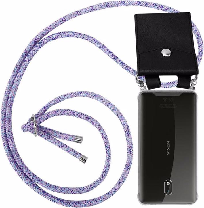 Produktbild Cadorabo TPU Handy Kette SILBER Cover