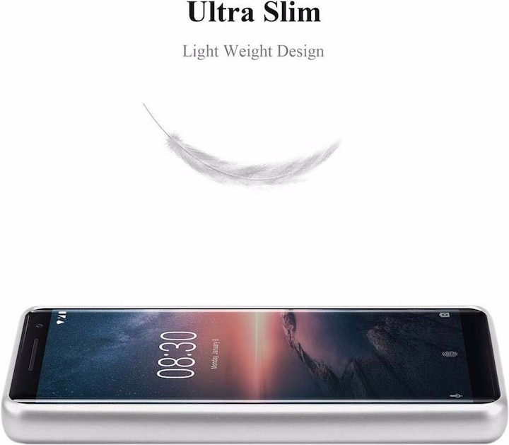Produktbild Cadorabo TPU Matt Metallic Cover (Nokia 8 Sirocco)