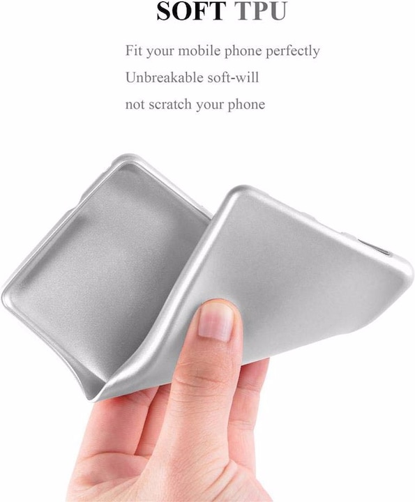 Image du produit Cadorabo Couverture métallique mate TPU (Nokia 8 Sirocco)