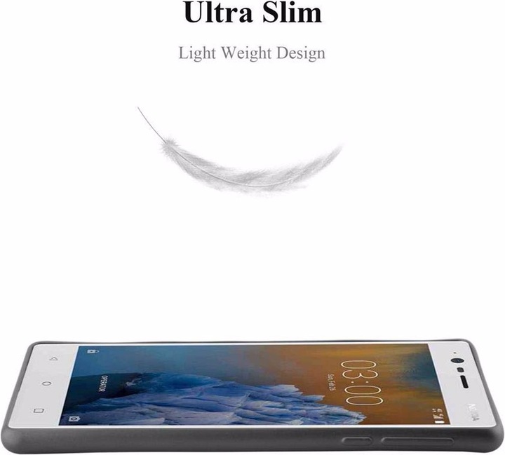Immagine prodotto Cadorabo Copertura metallica opaca in TPU (Samsung Galaxy J3 2017 (versione USA))