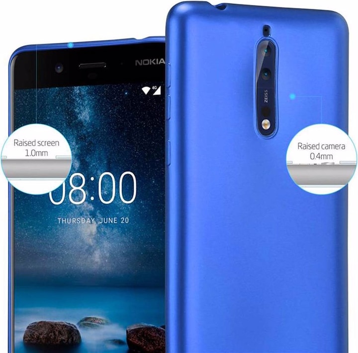 Produktbild Cadorabo TPU Matt Metallic Cover (LG K8 2017)