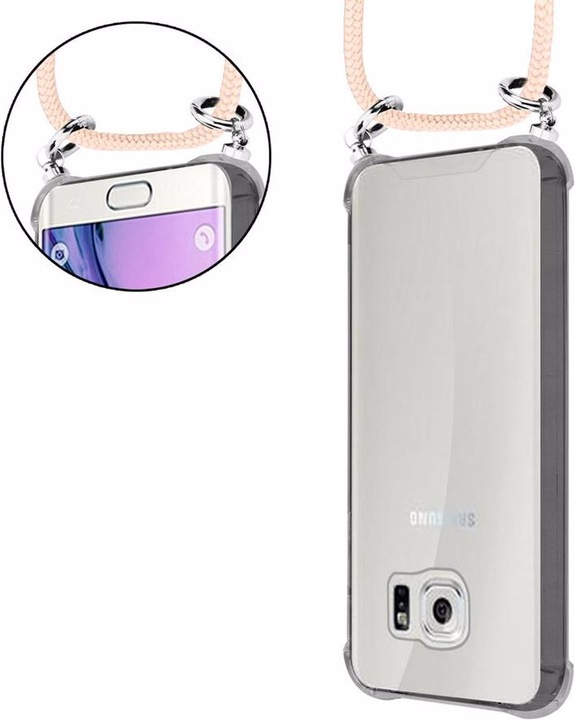 Produktbild Cadorabo TPU Handy Kette SILBER Cover
