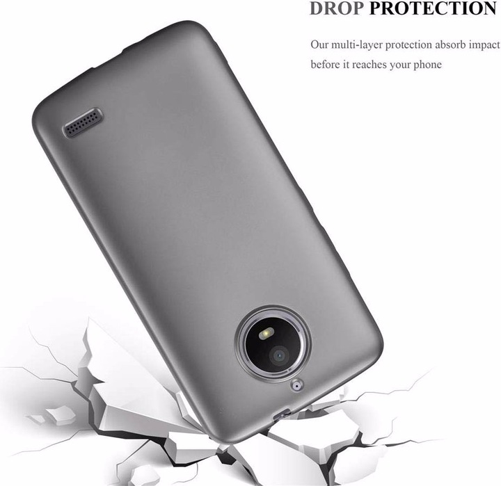 Produktbild Cadorabo TPU Matt Metallic Cover (Motorola Moto E4)