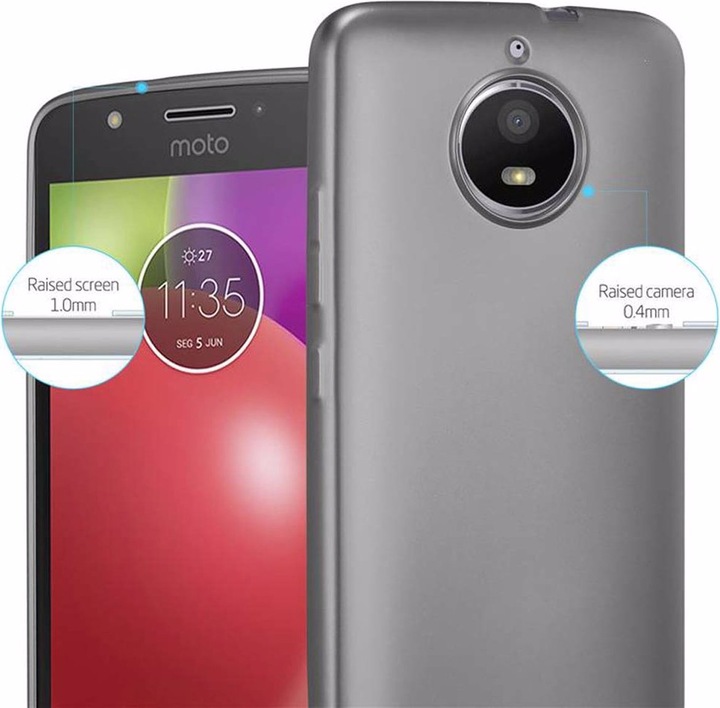 Produktbild Cadorabo TPU Matt Metallic Cover (Motorola Moto E4)