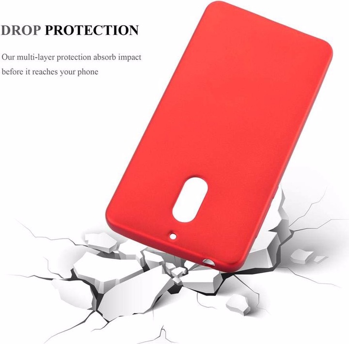 Produktbild Cadorabo TPU Matt Metallic Cover (Huawei Y6 (2017))