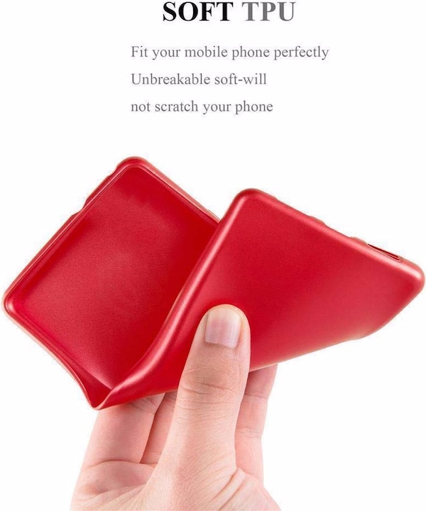 Produktbild Cadorabo TPU Matt Metallic Cover (Huawei Y6 (2017))