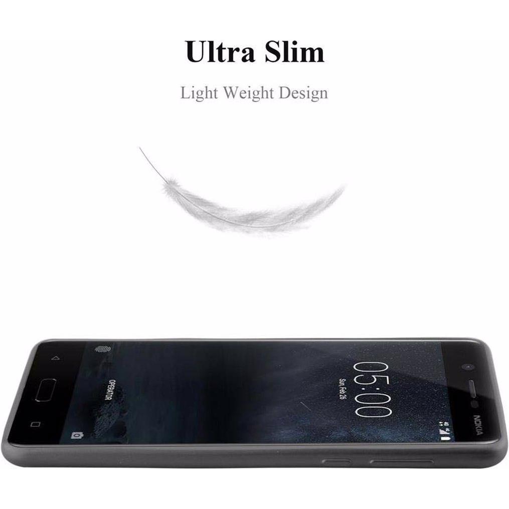Thumbnail - Cadorabo TPU Matt Metallic Cover (Nokia 5), Smartphone Hülle, Grau