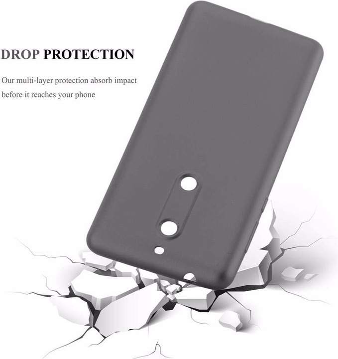 Actual product image Cadorabo TPU Matt Metallic Cover (Huawei Y5 (2017))