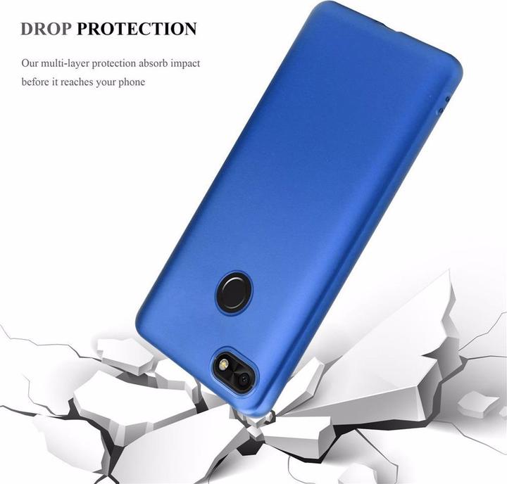 Actual product image Cadorabo TPU Matt Metallic Cover (Huawei Y6 Pro (2017))