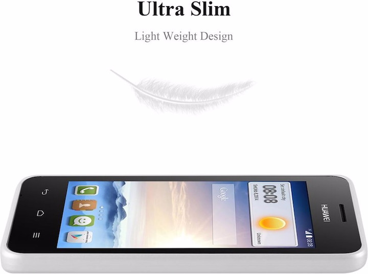 Actual product image Cadorabo TPU Matt Metallic Cover (Huawei Ascend Y330, Huawei Ascend Y360)