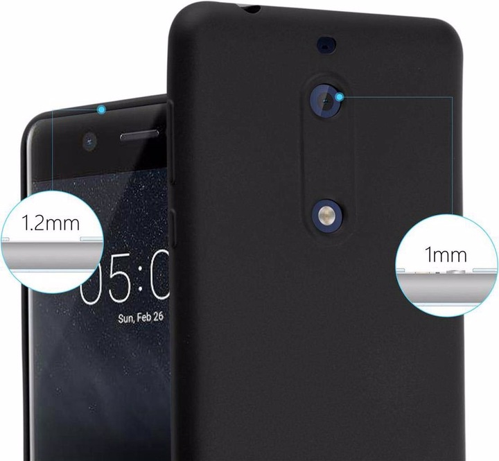 Produktbild Cadorabo TPU Matt Metallic Cover (Huawei Y5 (2017))