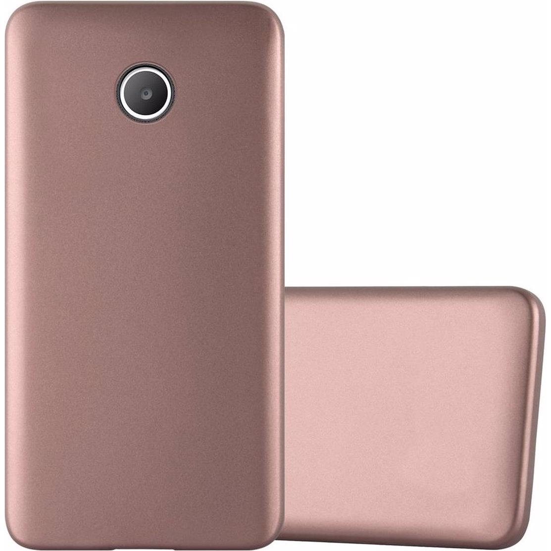 Cadorabo TPU Matt Metallic Cover (Huawei Ascend Y330), Smartphone Hülle, Rosa