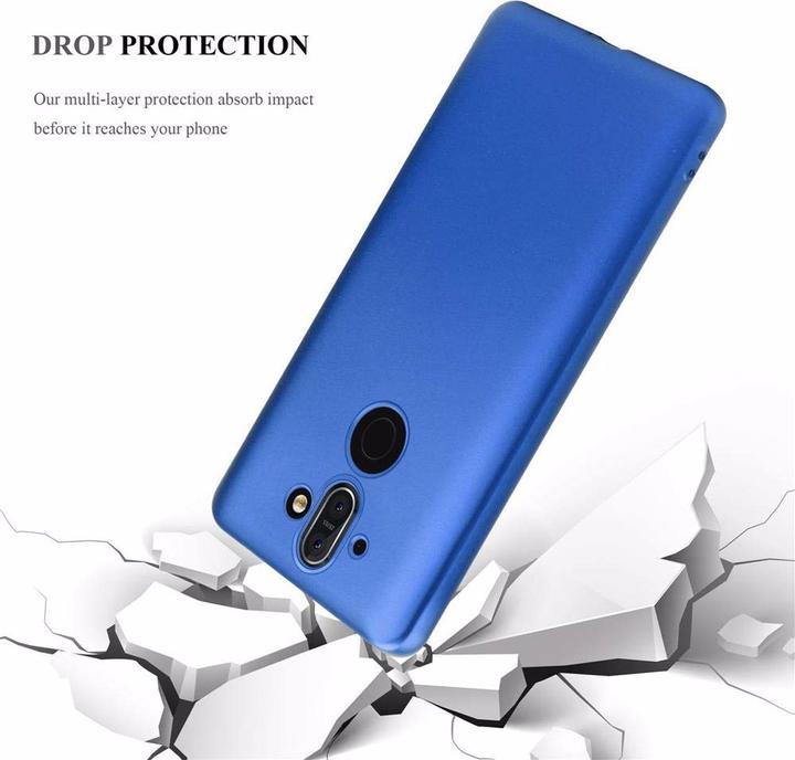 Actual product image Cadorabo TPU Matt Metallic Cover (Nokia 8 Sirocco)