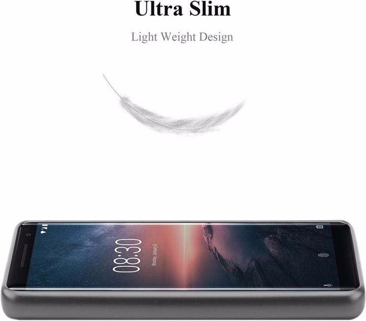 Produktbild Cadorabo TPU Matt Metallic Cover (Nokia 8 Sirocco)