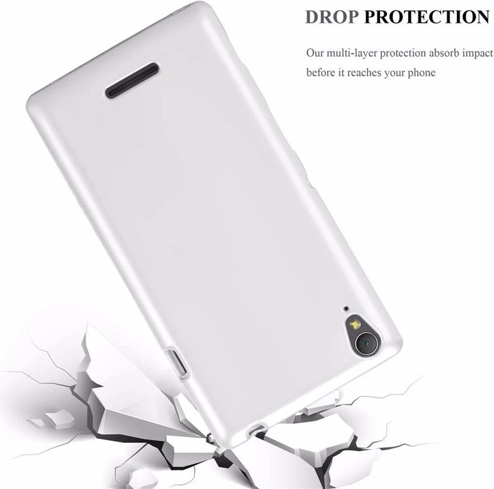 Produktbild Cadorabo TPU Matt Metallic Cover (Sony Xperia T3)