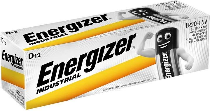 Energizer Industriel D 1,5V (12 pcs, D, 20500 mAh)
