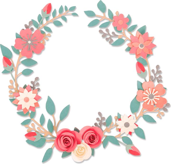 Produktbild Sizzix Thinlits Stanzschablonen-Set, 6er-Pack Hochzeitskranz von Olivia Rose