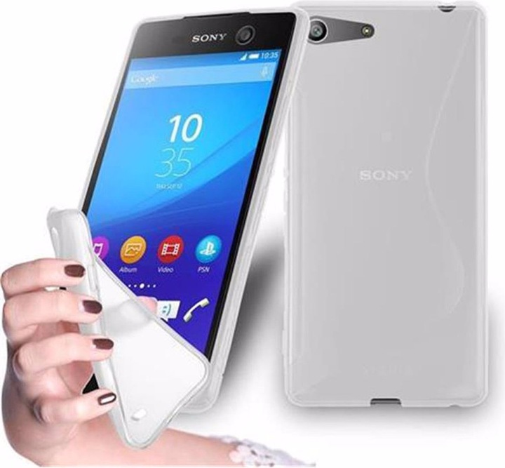 Actual product image Cadorabo TPU S-Line Cover (Sony Xperia M5)