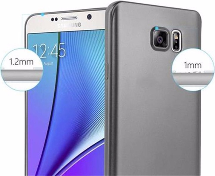 Produktbild Cadorabo TPU Matt Metallic Cover (Samsung Galaxy Note 5)
