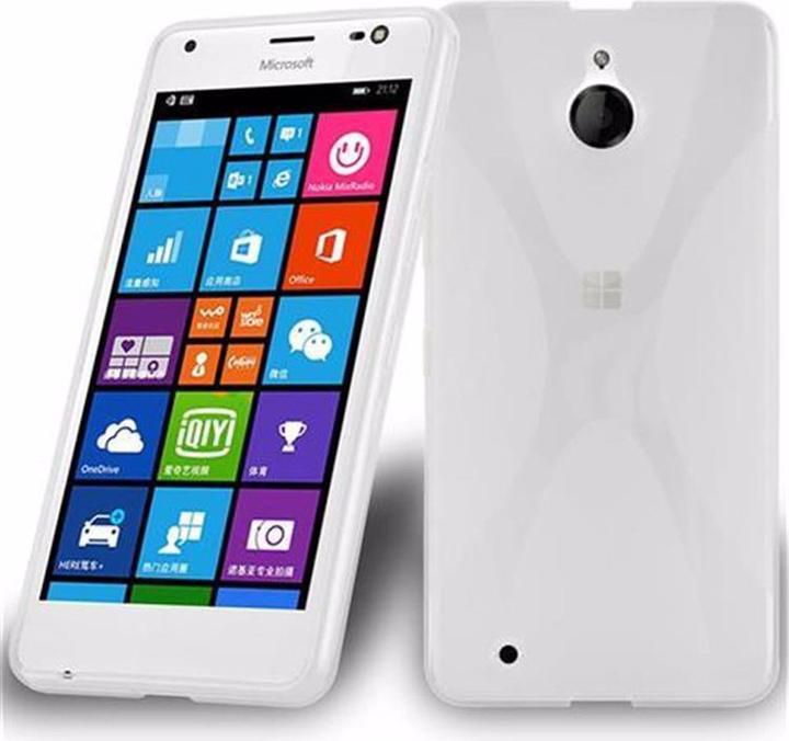Actual product image Cadorabo TPU X-Line Cover (Microsoft Lumia 850)