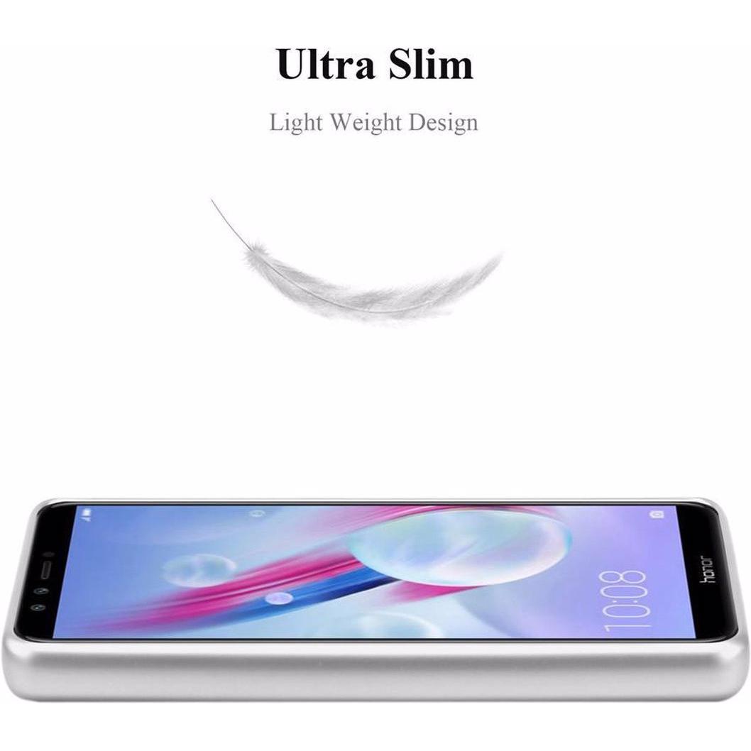 Thumbnail - Cadorabo TPU Matt Metallic Cover (Honor 9 Lite), Smartphone Hülle, Silber