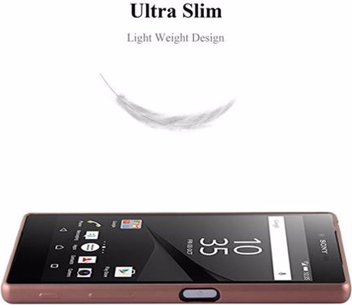 Actual product image Cadorabo TPU Matt Metallic Cover (Sony Xperia Z5)