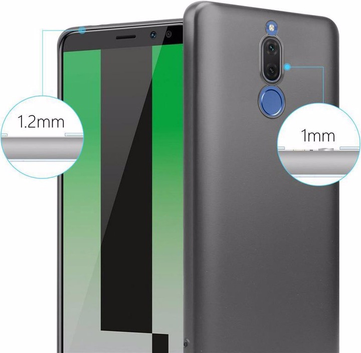 Actual product image Cadorabo TPU Matt Metallic Cover (Mate 10 Lite)