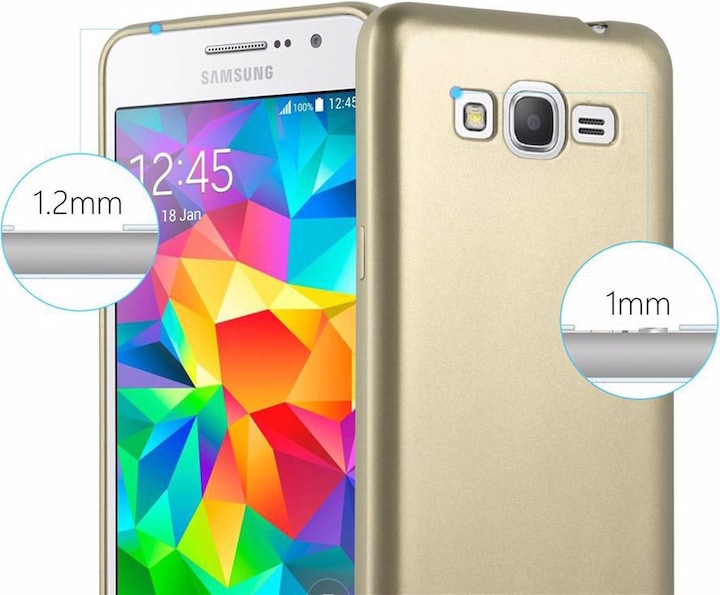 Produktbild Cadorabo TPU Matt Metallic Cover (Samsung Galaxy Grand Prime)