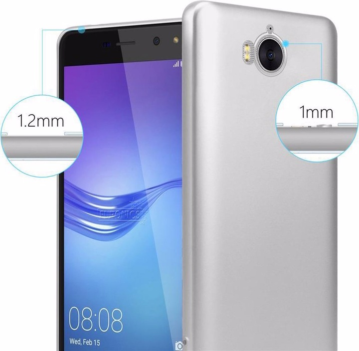 Produktbild Cadorabo TPU Matt Metallic Cover (Huawei Y6 (2017))