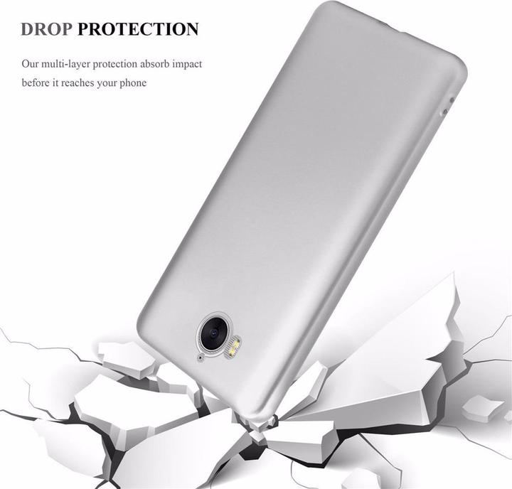 Image du produit Cadorabo Couverture métallique mate TPU (Huawei Y6 (2017))