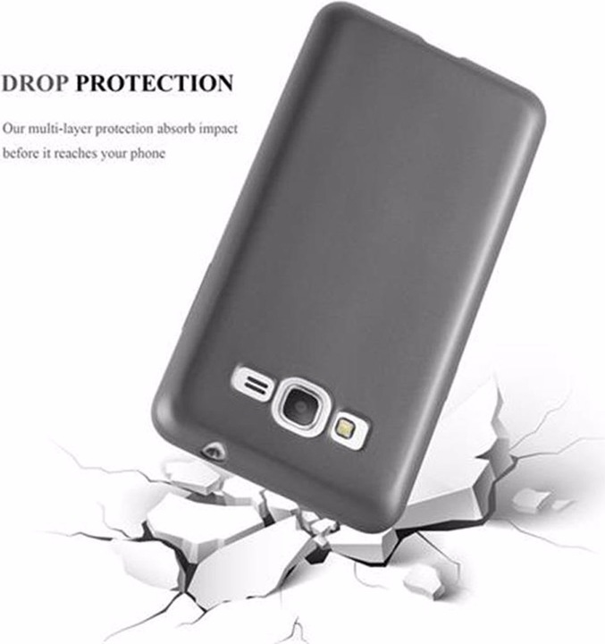 Produktbild Cadorabo TPU Matt Metallic Cover (Samsung Galaxy Grand Prime)