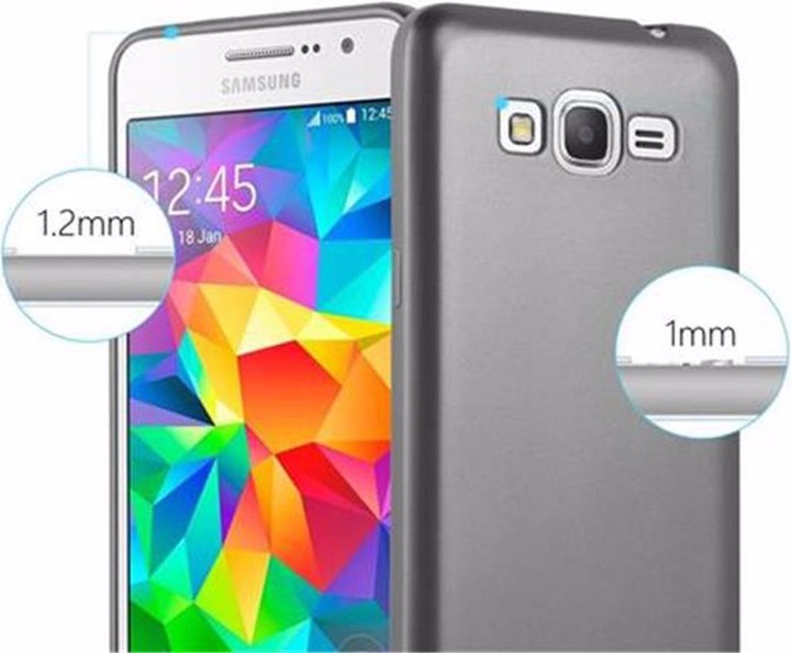 Produktbild Cadorabo TPU Matt Metallic Cover (Samsung Galaxy Grand Prime)