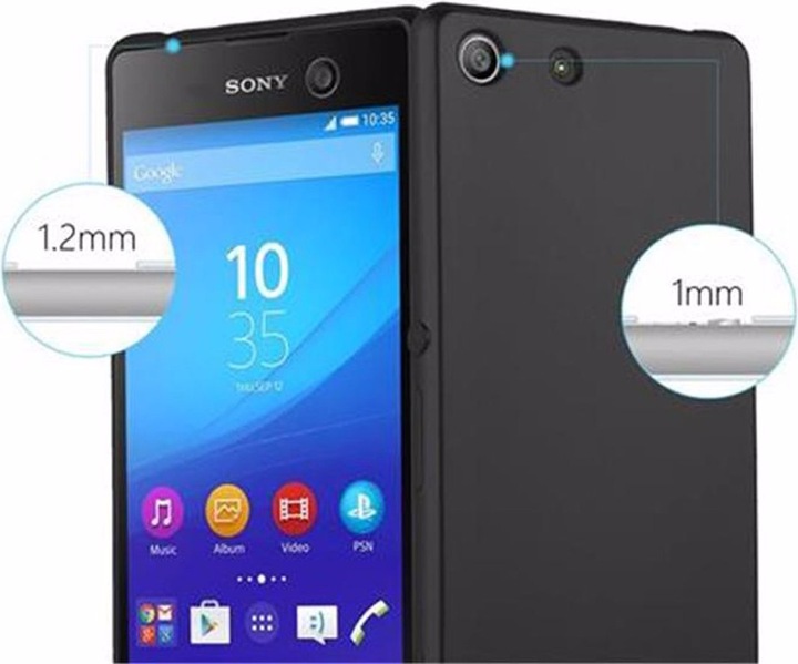 Produktbild Cadorabo TPU Matt Metallic Cover (Sony Xperia M5)