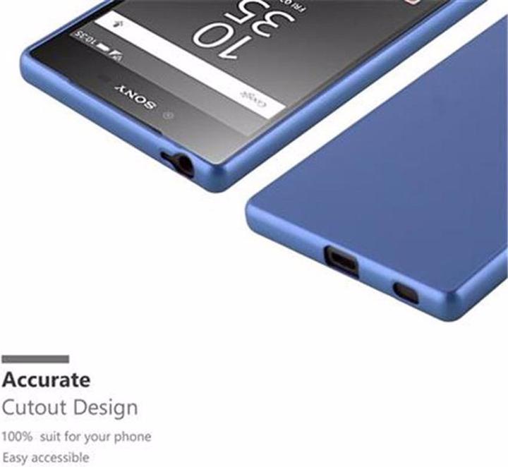 Actual product image Cadorabo TPU Matt Metallic Cover (Sony Xperia Z5)