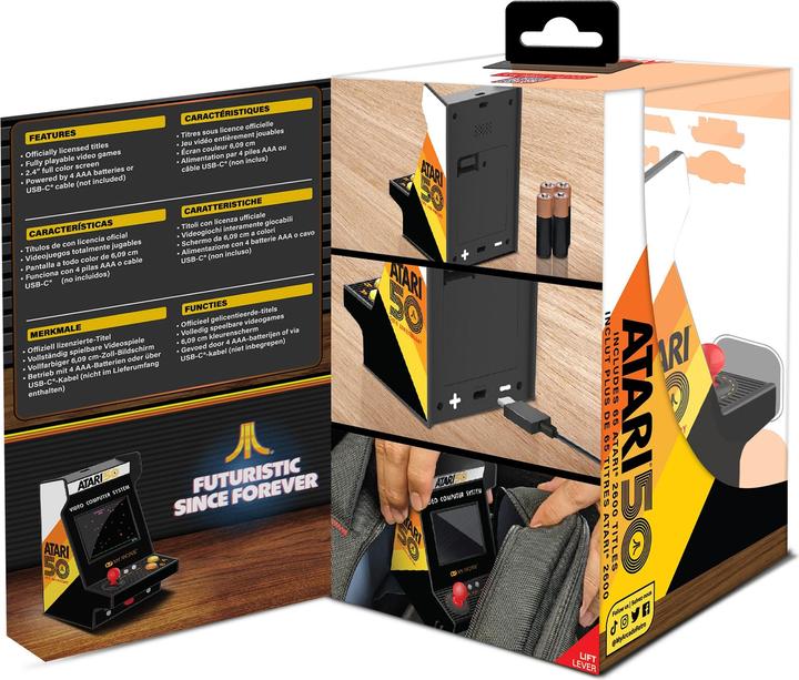 Actual product image MyArcade My Arcade Atari Nano Player Pro Portable Retro Arcade 75 Games