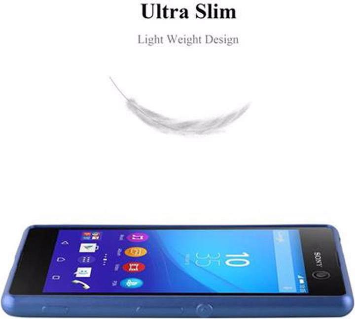 Actual product image Cadorabo TPU Matt Metallic Cover (Sony Xperia M5)