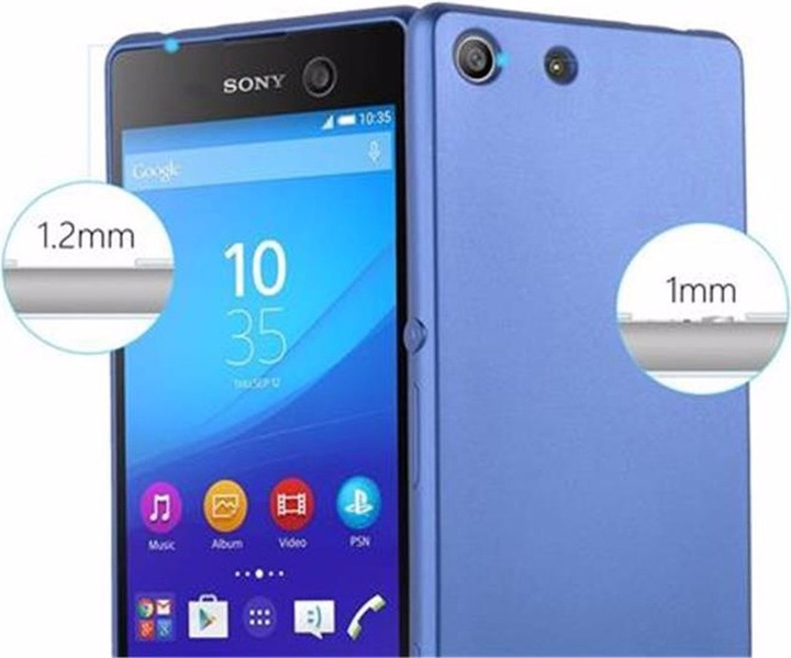 Produktbild Cadorabo TPU Matt Metallic Cover (Sony Xperia M5)