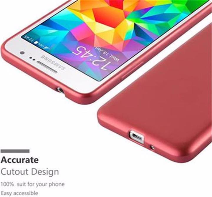 Image du produit Cadorabo Couverture métallique mate TPU (Samsung Galaxy Grand Prime)