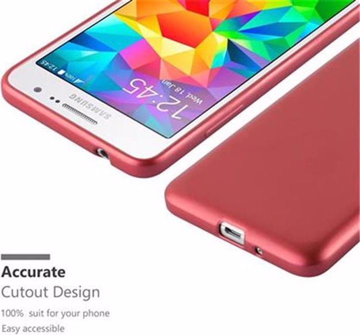 Produktbild Cadorabo TPU Matt Metallic Cover (Samsung Galaxy Grand Prime)