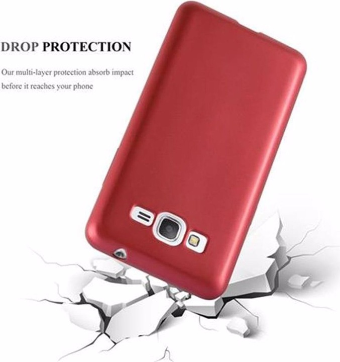 Produktbild Cadorabo TPU Matt Metallic Cover (Samsung Galaxy Grand Prime)