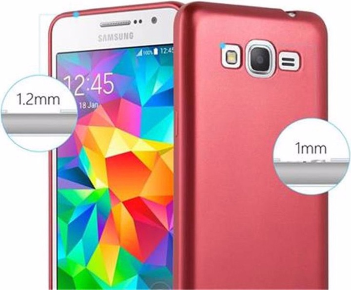 Produktbild Cadorabo TPU Matt Metallic Cover (Samsung Galaxy Grand Prime)