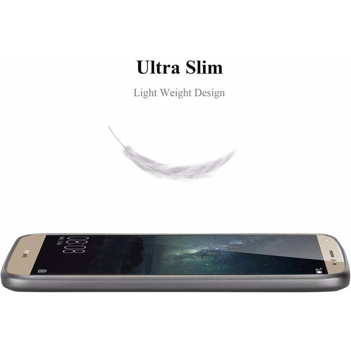 Thumbnail - Cadorabo TPU Matt Metallic Cover (Huawei Mate S), Smartphone Hülle, Grau