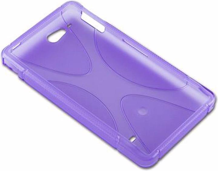 Actual product image Cadorabo TPU X-Line Cover (Sony Xperia Go ST27i)