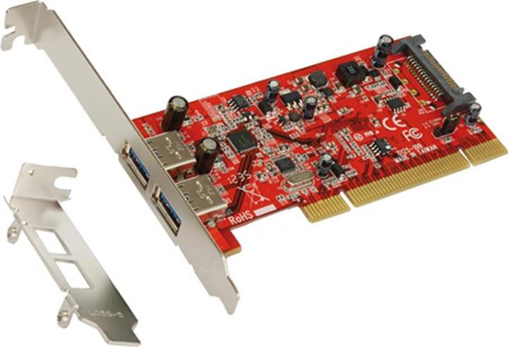 Actual product image Exsys EX-1092, 2 Port USB 3.0, PCI