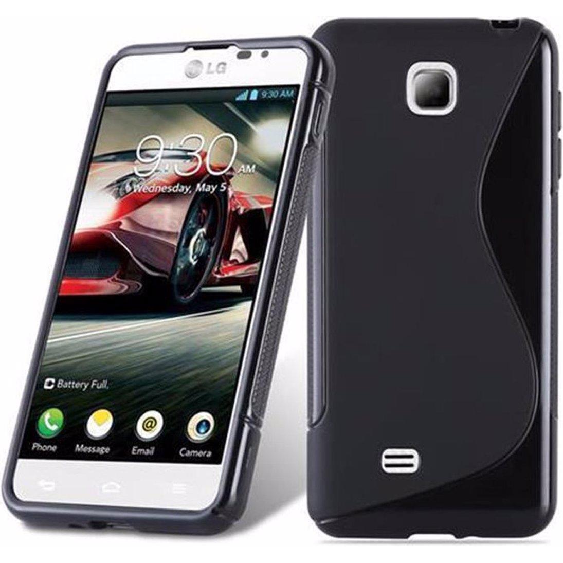 Thumbnail - Cadorabo TPU S-Line Cover (LG Lucid 2), Smartphone Hülle, Schwarz