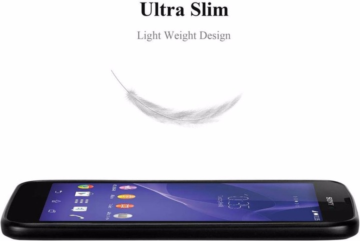 Image du produit Cadorabo Couverture métallique mate TPU (Sony Xperia T2 Ultra)