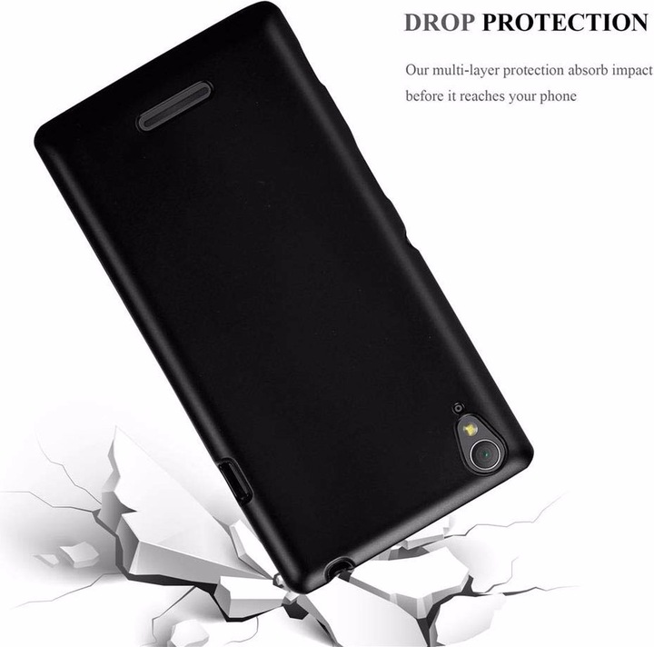 Image du produit Cadorabo Couverture métallique mate TPU (Sony Xperia T2 Ultra)