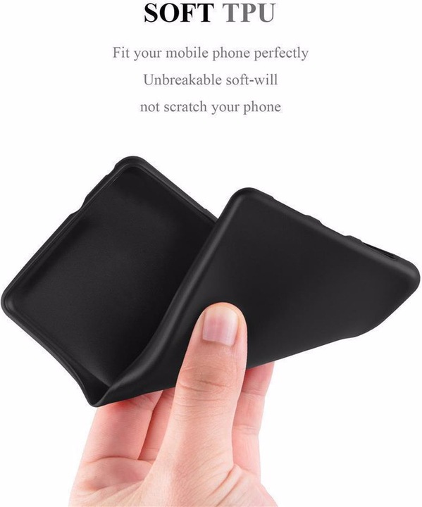 Actual product image Cadorabo TPU Matt Metallic Cover (Huawei Ascend Y330)