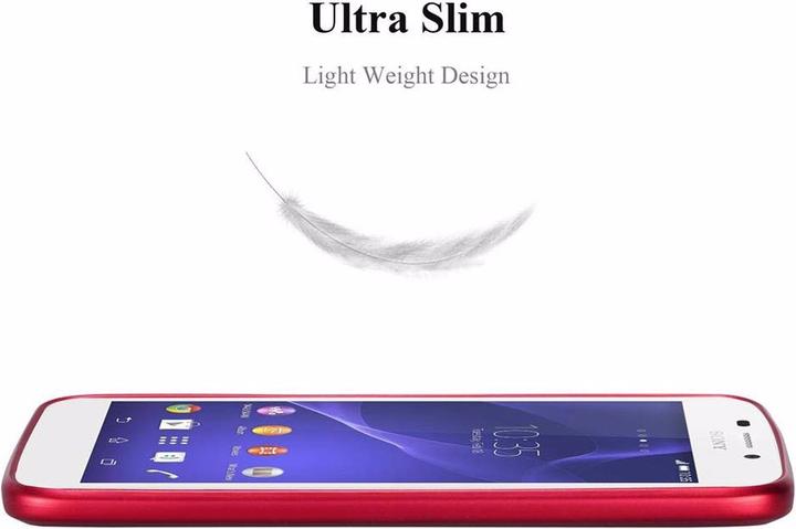 Immagine prodotto Cadorabo Copertura metallica opaca in TPU (Sony Xperia M2, Sony Xperia M2 Aqua)